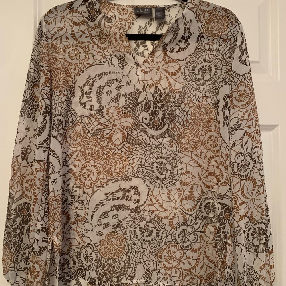 Additions by Chicos Woman’s Blouse Size 0